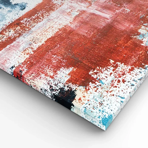 Canvas picture - Abstract Fifty Fifty - 160x50 cm