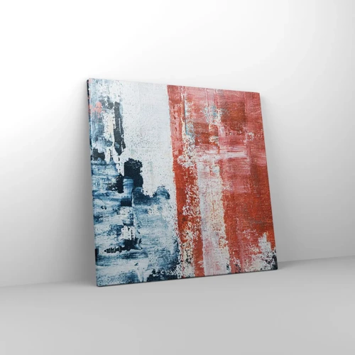 Canvas picture - Abstract Fifty Fifty - 50x50 cm