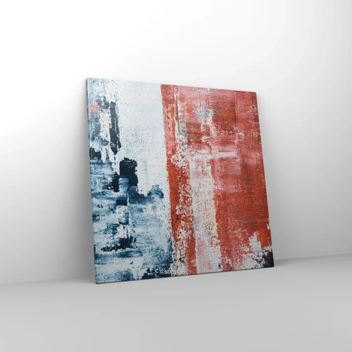 Canvas picture - Abstract Fifty Fifty - 70x70 cm