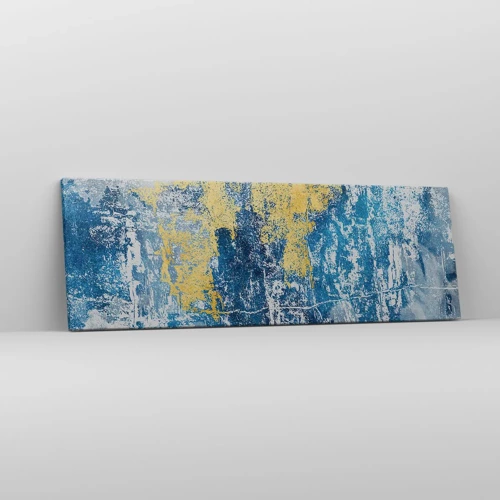 Canvas picture - Abstract Full of Optimism - 90x30 cm