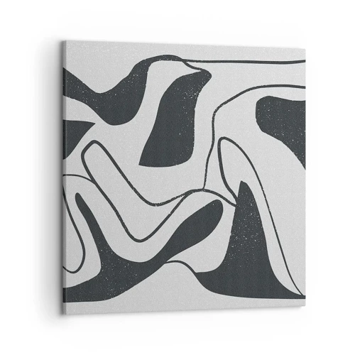 Canvas picture - Abstract Fun in a Maze - 50x50 cm