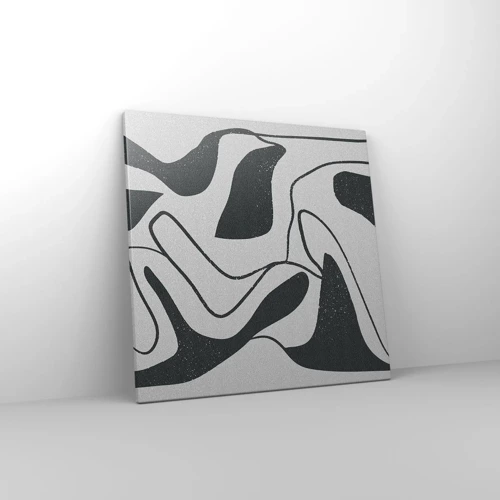 Canvas picture - Abstract Fun in a Maze - 50x50 cm