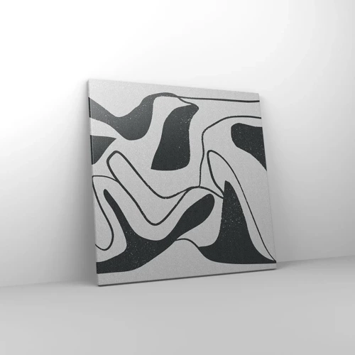 Canvas picture - Abstract Fun in a Maze - 60x60 cm