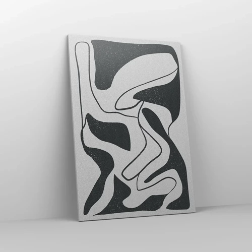 Canvas picture - Abstract Fun in a Maze - 70x100 cm