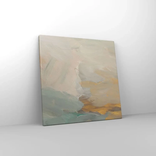 Canvas picture - Abstract: Land of Gentleness - 40x40 cm