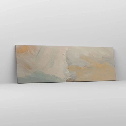 Canvas picture - Abstract: Land of Gentleness - 90x30 cm