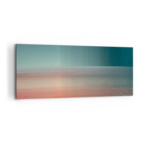 Canvas picture - Abstract: Light Waves - 100x40 cm