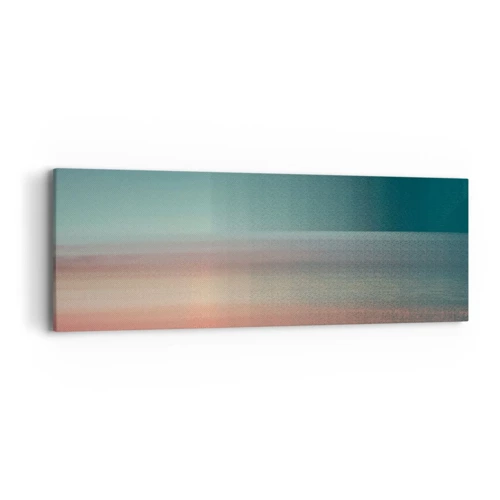 Canvas picture - Abstract: Light Waves - 90x30 cm