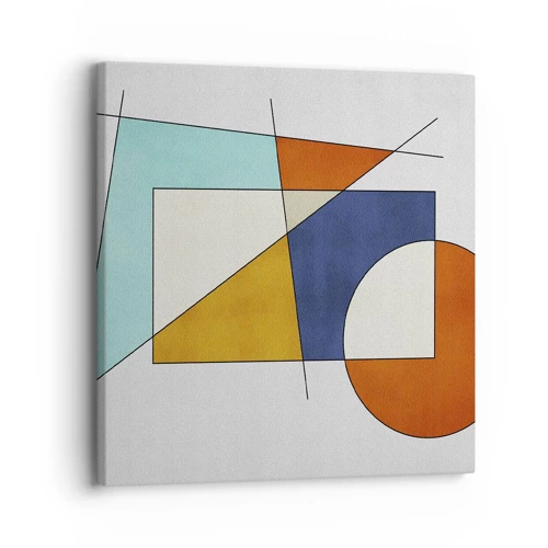 Canvas picture - Abstract: Modernist Fun - 30x30 cm