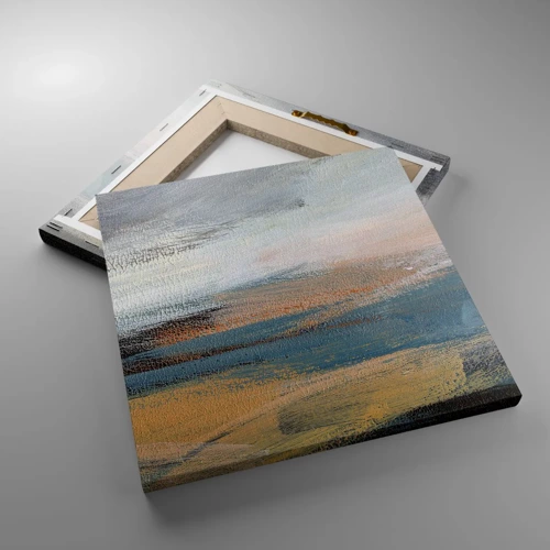 Canvas picture - Abstract: Northern Landscsape - 30x30 cm