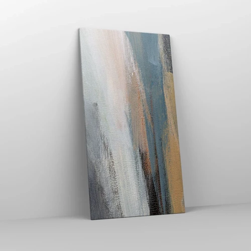 Canvas picture - Abstract: Northern Landscsape - 65x120 cm