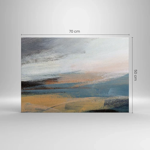 Canvas picture - Abstract: Northern Landscsape - 70x50 cm