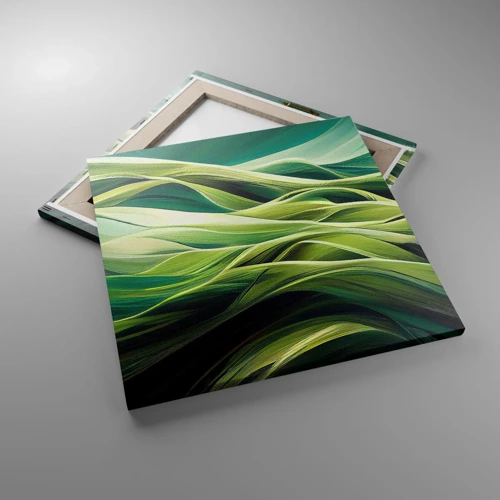 Canvas picture - Abstract Playing Green - 50x50 cm