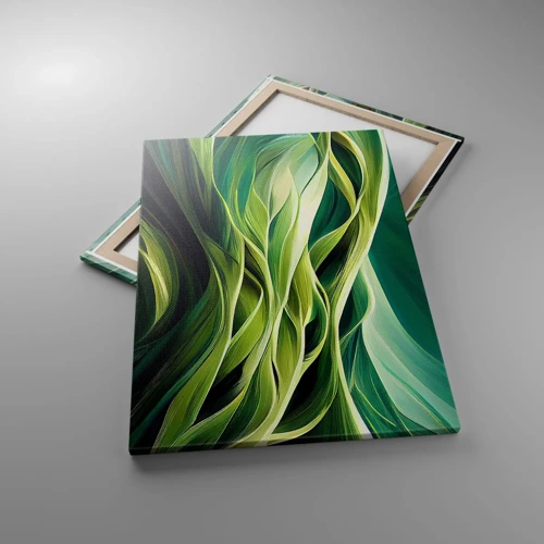 Canvas picture - Abstract Playing Green - 70x100 cm