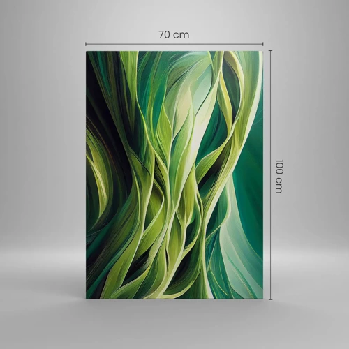 Canvas picture - Abstract Playing Green - 70x100 cm