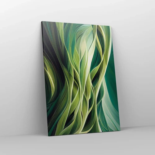 Canvas picture - Abstract Playing Green - 70x100 cm