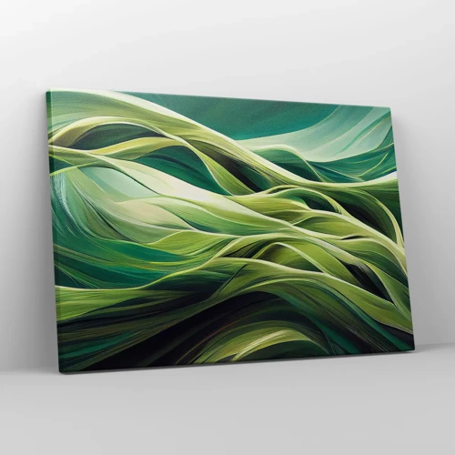 Canvas picture - Abstract Playing Green - 70x50 cm