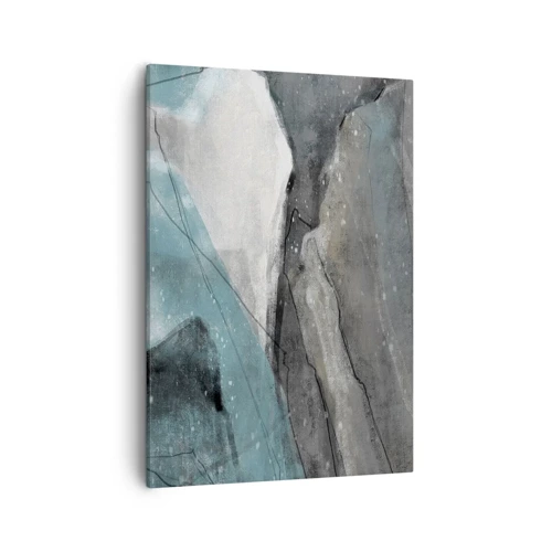 Canvas picture - Abstract: Rocks and Ice - 50x70 cm
