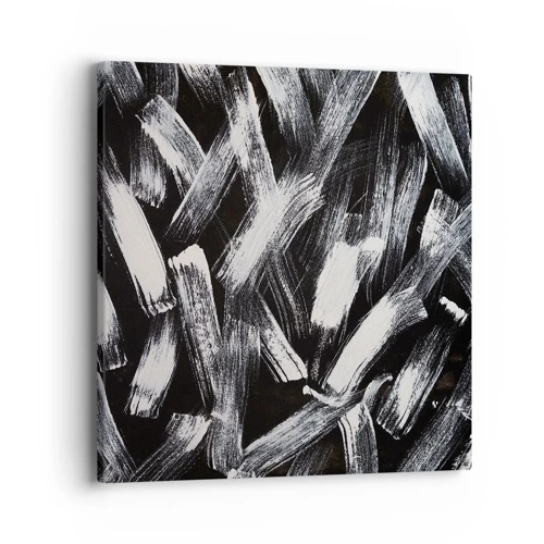 Canvas picture - Abstract in Industrial Spirit - 40x40 cm