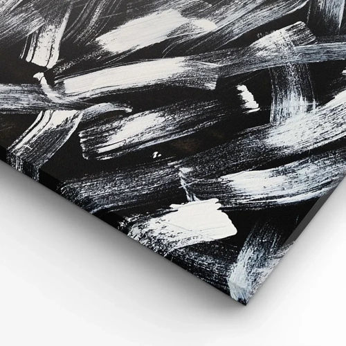 Canvas picture - Abstract in Industrial Spirit - 55x100 cm