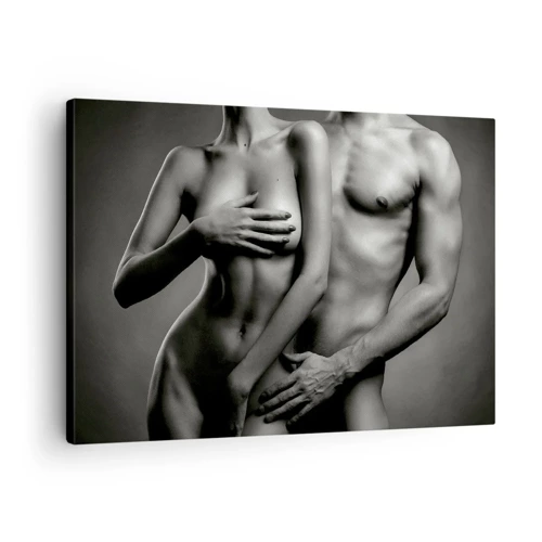 Canvas picture - Adam and Eve - 70x50 cm