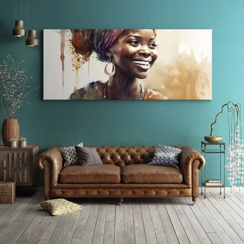 Canvas picture - African Queen - 120x50 cm