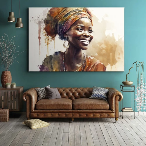 Canvas picture - African Queen - 120x80 cm