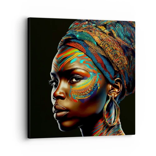 Canvas picture - African Queen - 30x30 cm