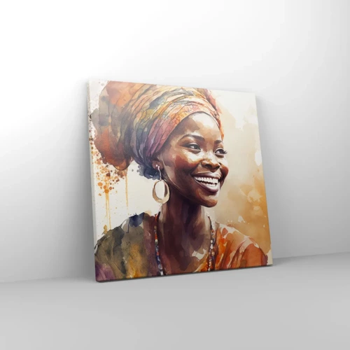 Canvas picture - African Queen - 30x30 cm