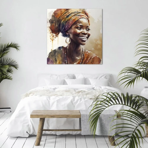 Canvas picture - African Queen - 30x30 cm