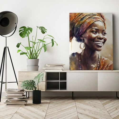 Canvas picture - African Queen - 45x80 cm