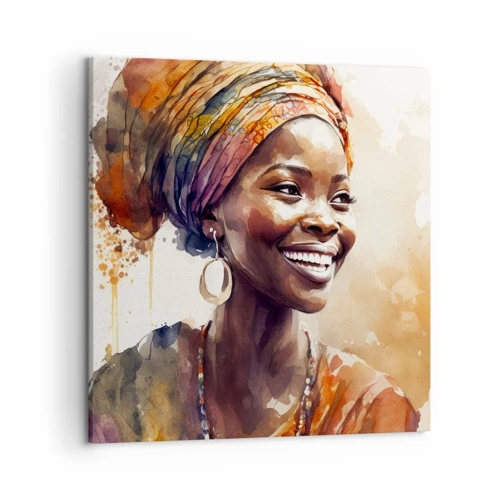 Canvas picture - African Queen - 50x50 cm