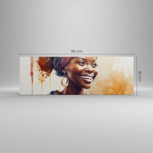 Canvas picture - African Queen - 90x30 cm