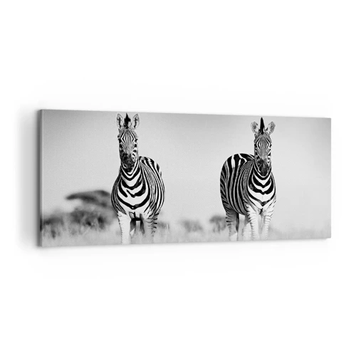 Canvas picture - After All the World is Black and White - 100x40 cm