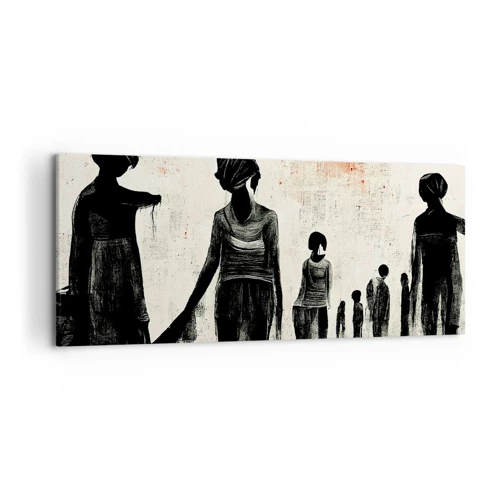 Canvas picture - Against Solitude - 120x50 cm