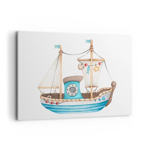 Canvas picture - Ahoy, Adventure! - 100x70 cm