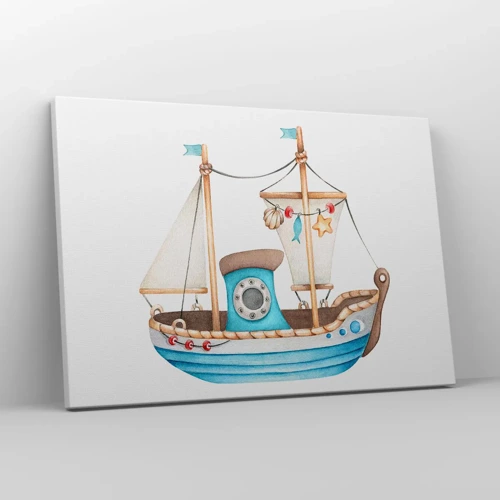 Canvas picture - Ahoy, Adventure! - 70x50 cm