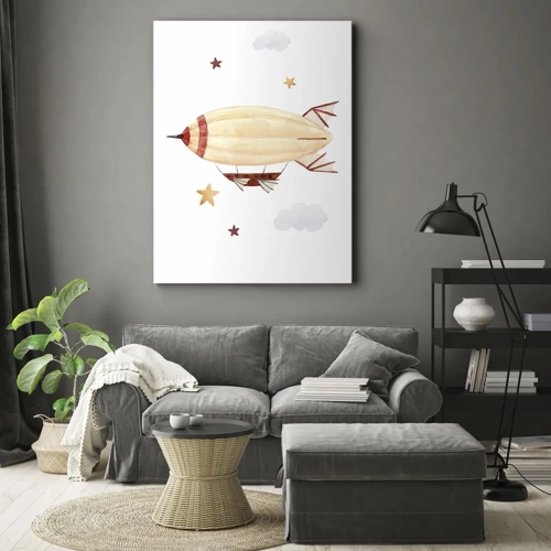 Canvas picture - Airship - 45x80 cm
