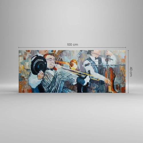 Canvas picture - All That Jazz - 100x40 cm