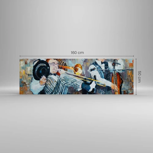 Canvas picture - All That Jazz - 160x50 cm