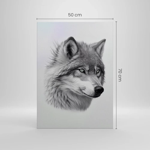 Canvas picture - Alpha - Without a Doubt - 50x70 cm