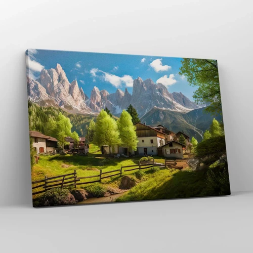 Canvas picture - Alpine Idyll - 70x50 cm