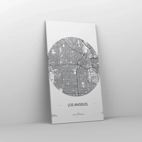 Canvas picture - Anatomy of Los Angeles - 55x100 cm