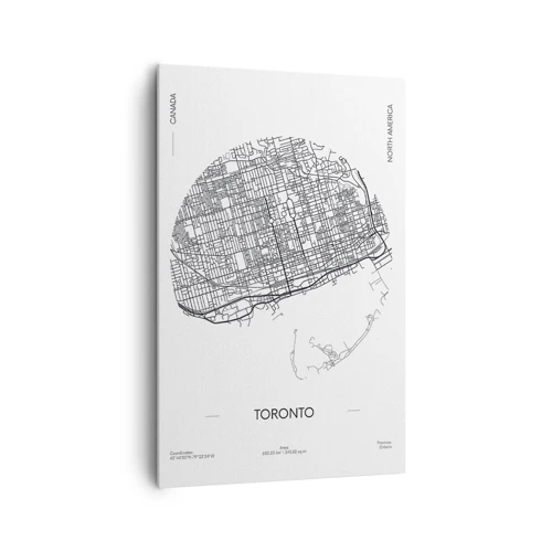 Canvas picture - Anatomy of Toronto - 80x120 cm