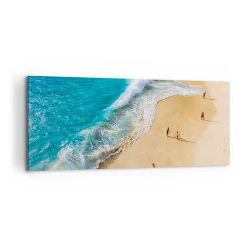 Canvas picture - And Next the Sun, Beach… - 100x40 cm