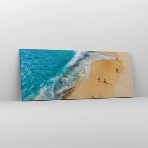 Canvas picture - And Next the Sun, Beach… - 100x40 cm