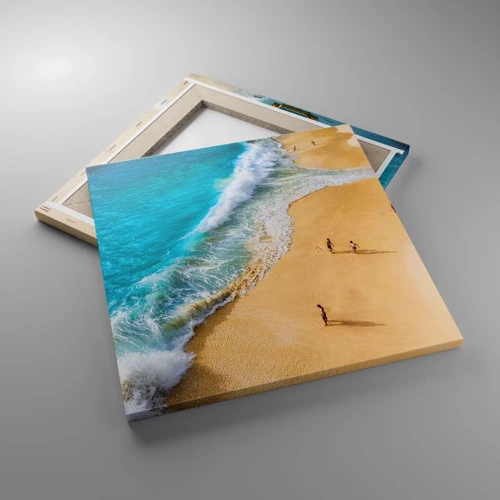 Canvas picture - And Next the Sun, Beach… - 40x40 cm