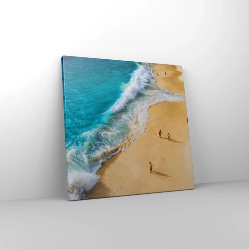 Canvas picture - And Next the Sun, Beach… - 40x40 cm