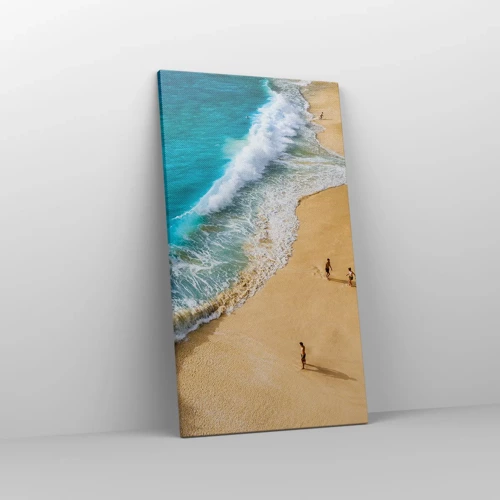 Canvas picture - And Next the Sun, Beach… - 45x80 cm