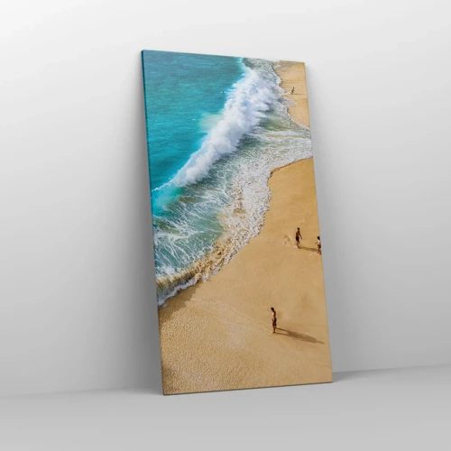 Canvas picture - And Next the Sun, Beach… - 65x120 cm